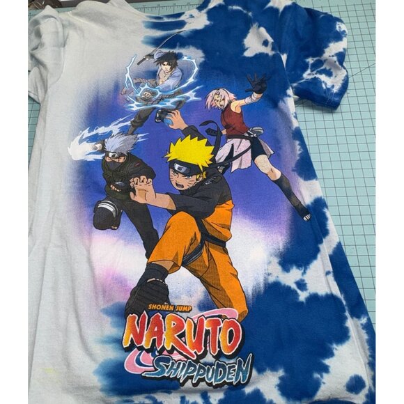 Naruto Shippuden Tie Dye T-Shirt Size Small Anime Graphic Tee C-Life 2002/2007 - Picture 5 of 12